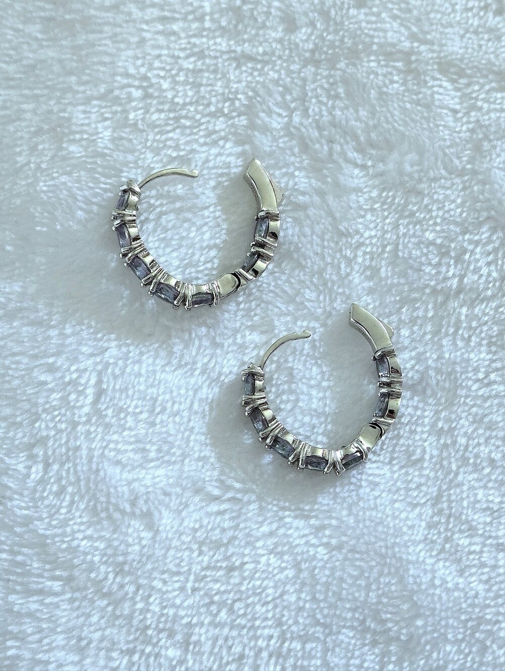 Cote d'Argent Mystic🧙♂️ Quartz Hoops - NWT - Picture 8 of 15